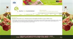 Desktop Screenshot of kupujemslovensko.si